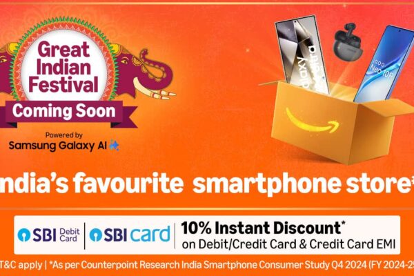 Amazon Great Indian Festival Sale 2025 Starts on September 23: Deals, Discounts and SBI Offers Amazon Great Indian Festival Sale 2025