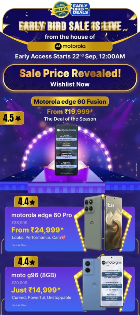 Motorola Big Billion Days 2025