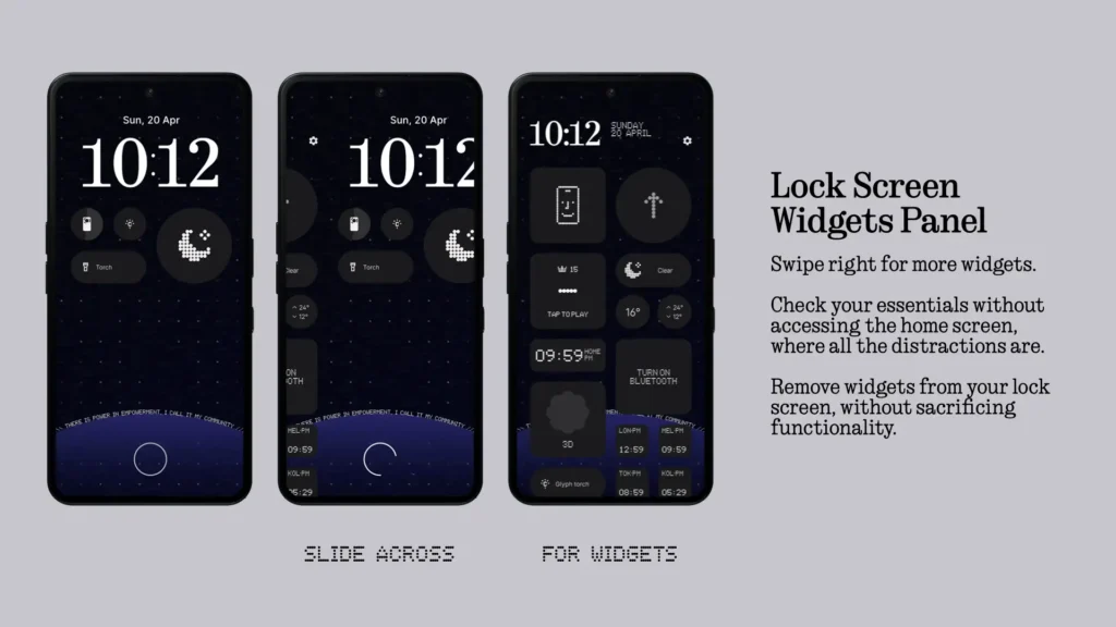 Nothing OS 4.0 New Lock Screen